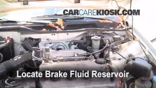 Check brake fluid level honda civic #2