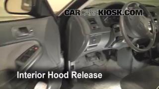 How to open the hood of a honda civic 2000 #4