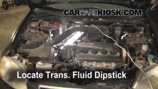 Check automatic transmission fluid level honda civic