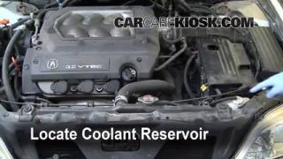 How to Add Coolant: Acura TL (1999-2003) - 1999 Acura TL 3.2L V6