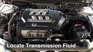 Checking transmission fluid honda accord #3