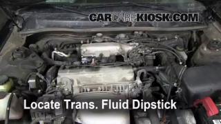 2001 Toyota camry transmission fluid check