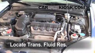 Check automatic transmission fluid level honda civic #5