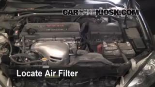 change engine air filter 2002 toyota camry #5