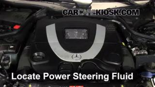 Power steering fluid check mercedes