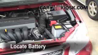 Toyota corolla battery change