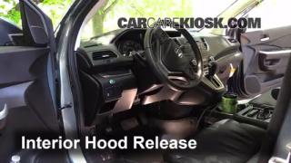 How to open the hood on a honda crv 2012 #1