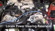 How to drain power steering fluid ford mustang
