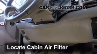 1997-2005 Buick Park Avenue Cabin Air Filter Check - 1998 Buick Park ...