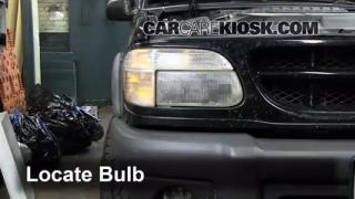 How to replace a 2003 ford explorer burned out headlight #3