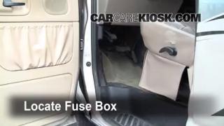 Interior Fuse Box Location: 1990-2007 Ford E-150 Econoline Club Wagon ...