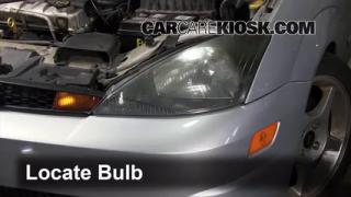 How to replace headlight bulb ford focus 2002 #7