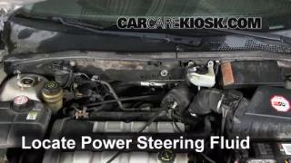 Ford focus power steering fluid location #1