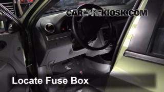 Interior Fuse Box Location: 2007-2013 Suzuki SX4 - 2007 ... suzuki swift fuse box location 