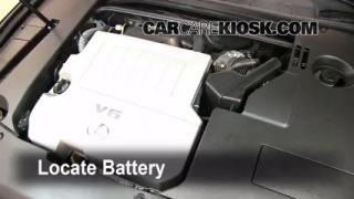 How to Clean Battery Corrosion: 2007-2012 Lexus ES350 - 2008 Lexus 