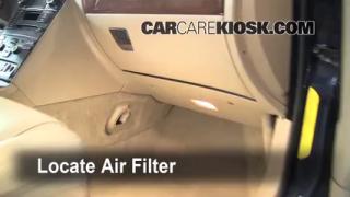 Dirty cabin air filter
