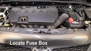 Interior Fuse Box Location: 2009-2013 Toyota Corolla ... 2008 scion xd fuse box 