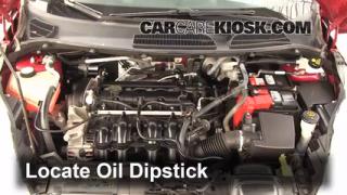 How to check engine oil level in ford fiesta #9