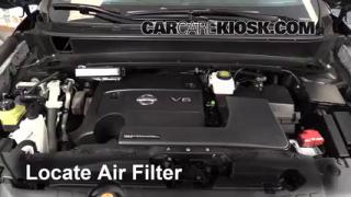 2016 Nissan pathfinder cabin air filter